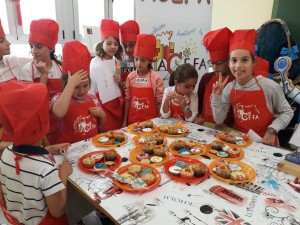 Niños celiacos en el taller programado por ACEFA