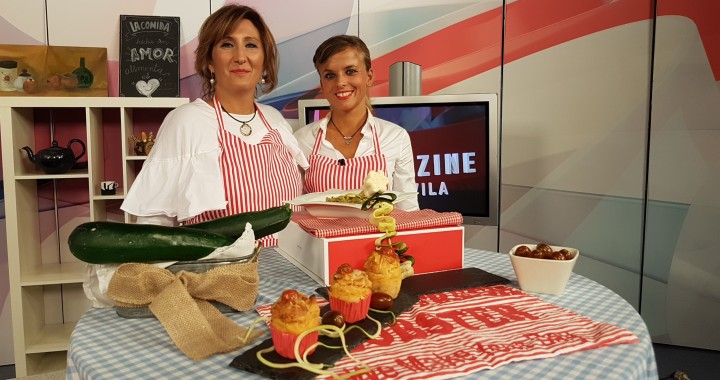 Mar Portero y Teresa Herraez en el programa 8 Magazine sección cocina