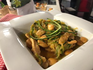 Tallarines de calabacín