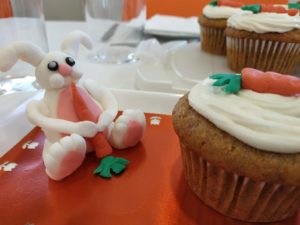 Conejito de tarta de zanahoria