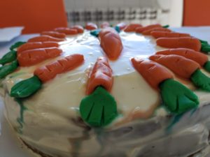 Detalle Tarta de zanahoria