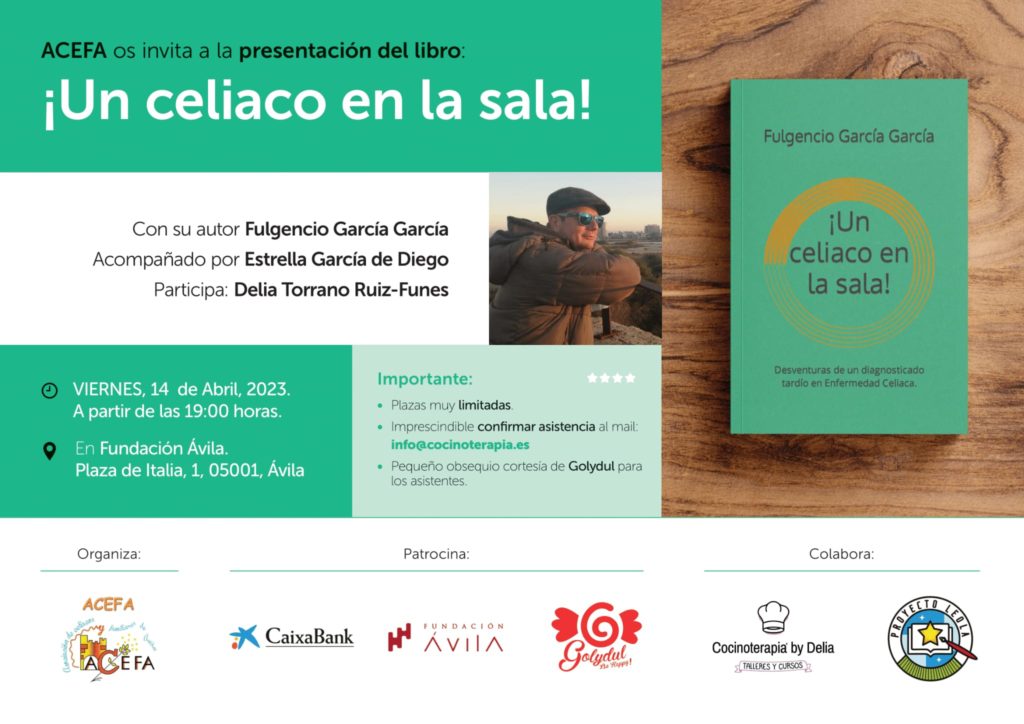 Presentación del libro Un celíaco en la sala